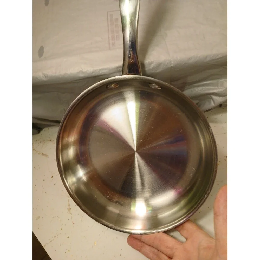 Wolfgang Puck Cafe Collection 8 Inch Omelet Pan/Sauté  Skillet Stainless Steel